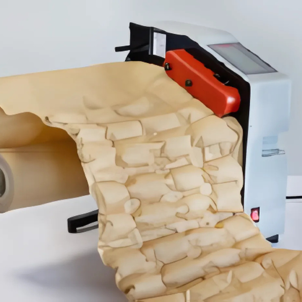 paper void filling machine for cosmetic packaging